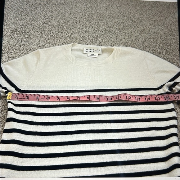 Kate Spade Broome Street Heart Patch Striped Sweater, XS - Picture 11 of 15